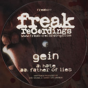 Gein - Hate / Father of Lies (Freak Recordings FREAK017, 2006) :   