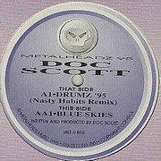 Doc Scott - Drumz 95 (Nasty Habits remix) / Blue Skies (Metalheadz METH015, 1995) :   