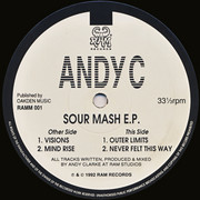 Andy C - Sour Mash EP (RAM Records RAMM001, 1992) :   