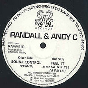 Randall & Andy C - Sound Control / Feel It (Remixes) (RAM Records RAMM011R, 1995) :   