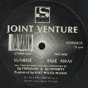 Joint Venture - Sunrise / Take Away (Liftin' Spirit Records ADMM10, 1995) :   