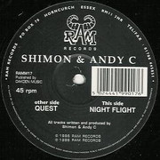 Shimon & Andy C - Quest / Nightflight (RAM Records RAMM017, 1996) :   