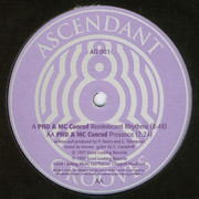 PHD & Conrad - Reminiscent Rythms / Presence (Ascendant Grooves AG001, 1996) :   