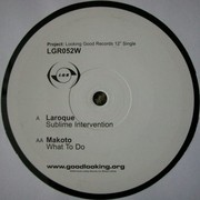 various artists - Sublime Intervention / What To Do (Looking Good Records LGR052, 2004) :   