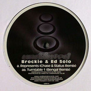 Brockie & Ed Solo - Represents / Turntable 1 (Remixes) (Undiluted Recordings UD014, 2007) :   