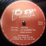 Cool Hand Flex - Fantasy / Let Yourself Go (De Underground Records UG22, 1993)