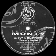 Rude Bwoy Monty - Out In Da Streets (Remixes) (Frontline Records FL004, 1994) :   