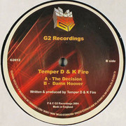 Temper D & K-Fire - The Decision / Damn Hoover (G2 Recordings G2012, 2003) : посмотреть обложки диска