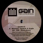 various artists - Wombat / Sin (Gain Recordings GAIN010, 2003) :   