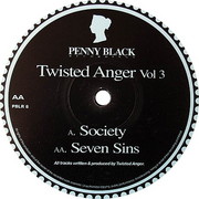 Twisted Anger - Vol 3 - Society / Seven Sins (Penny Black PBLR008, 1997) :   