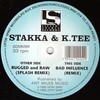 Stakka & K-Tee - Rugged & Raw / Bad Influence (Remixes) (Liftin' Spirit Records ADMM09R, 1995, vinyl 12'')