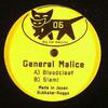 General Malice - Bloodclaat / Slam! (Big Cat Records BCR006, 2003, vinyl 12'')
