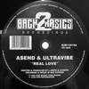Asend & Ultravibe - Real Love / Just A Little! (Back 2 Basics B2B12018, 1995, vinyl 12'')